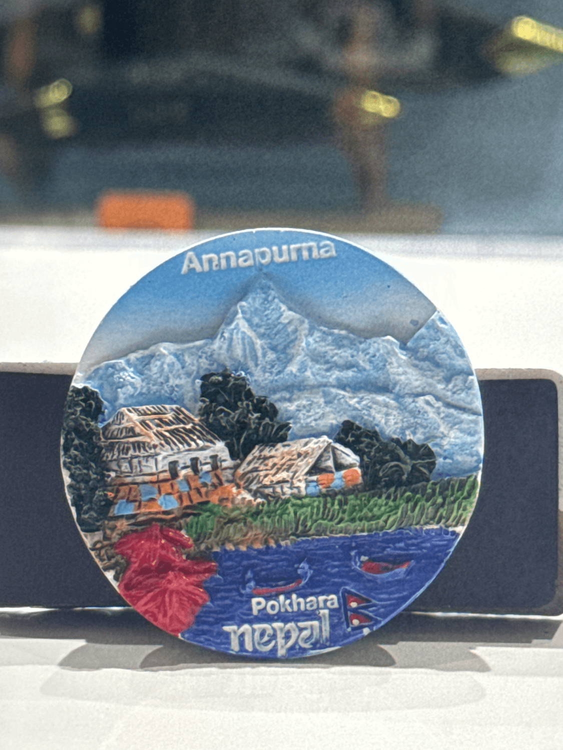 Annapurna Pokhara Nepal Fridge magnet